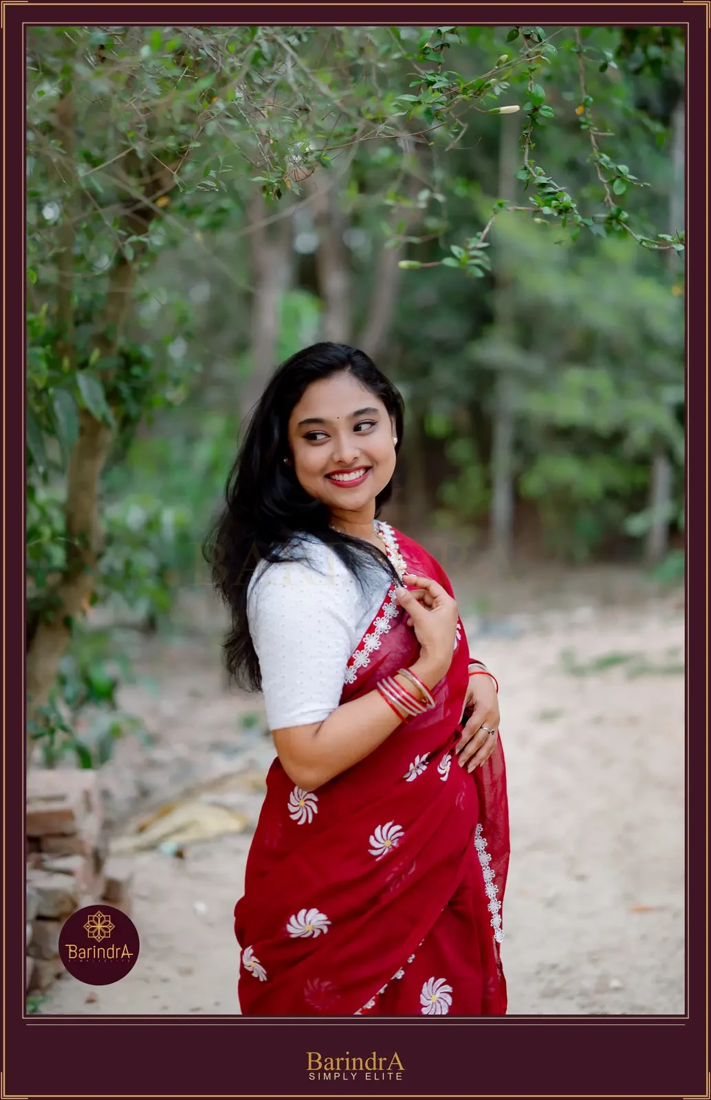 Red and Crimson Sarees